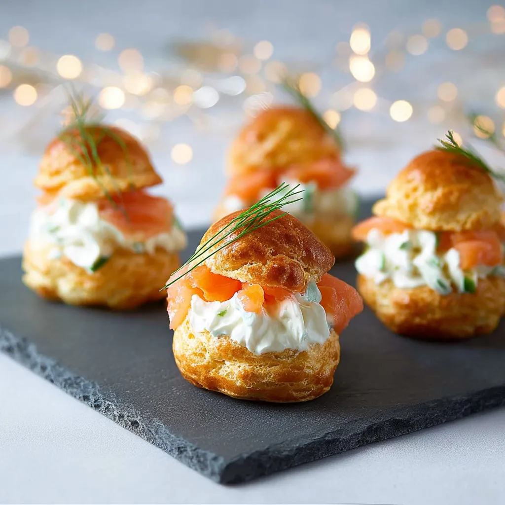 A plate of food with a salmon and cream cheese filling.